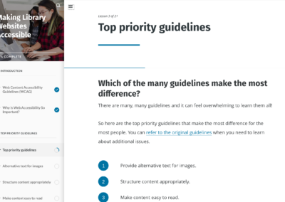 Top priority guidelines